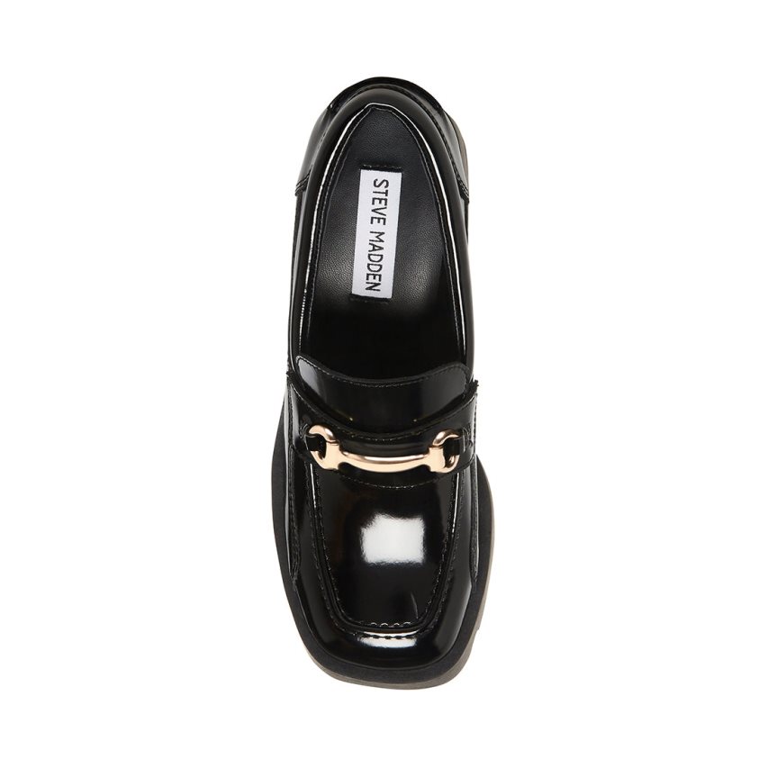 Zapatos Plataforma Steve Madden Penelope Charol Mujer Negras | ES ZI1E29